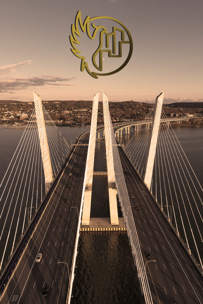 Tappan Zee Bridge with Phoenix Management Logo